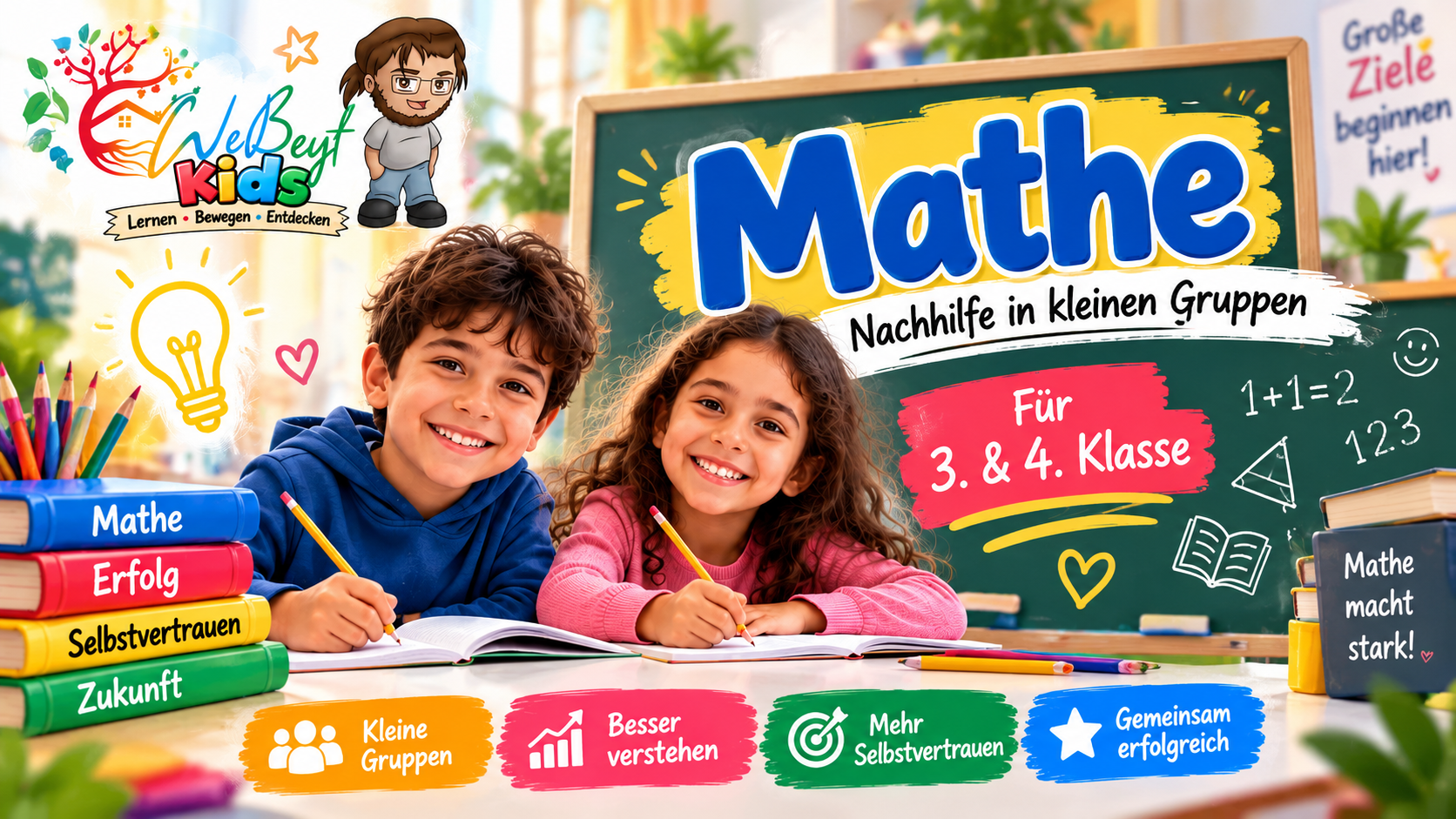 Mathe-Nachhilfe – 3. & 4. Klasse | WeBeyt Kids