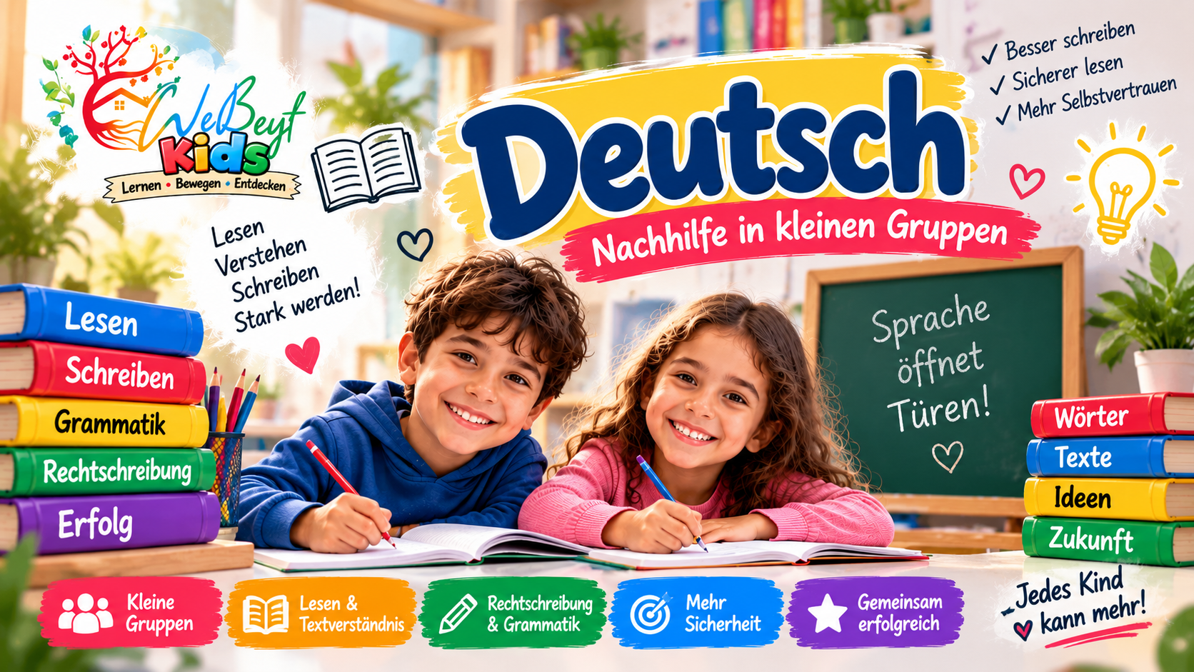 Deutsch-Nachhilfe für Kinder | WeBeyt Kids